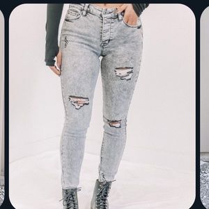 LANE 201 SPECIAL A DISTRESSED JEANS